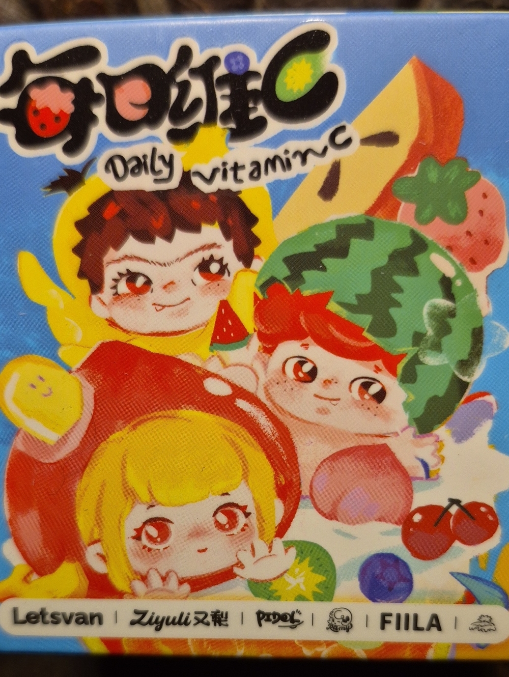 Letsvan Daily Vitamin C Kids Toy - Fruit Character Playset